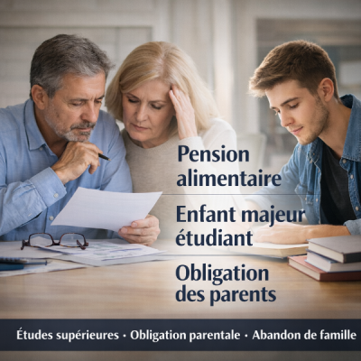 Pension alimentaire et enfant majeur : jusqu’où va l’obligation des parents ? 